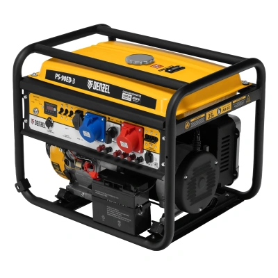 Генератор бензиновый PS 90 ED-3, 9.0 кВт, переключение режима 230 В/400 В, 25 л, электростартер Denzel купить в Москве с доставкой по всей России | ProtosMarket.ru