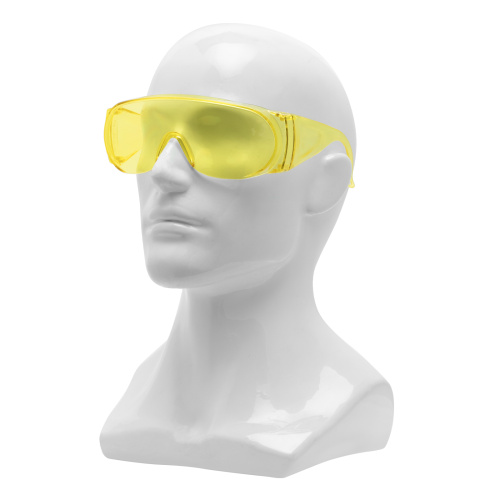 Очки защитные открытого типа, желтые, ударопрочный поликарбонат Сибртех купить в Москве с доставкой по всей России | ProtosMarket.ru