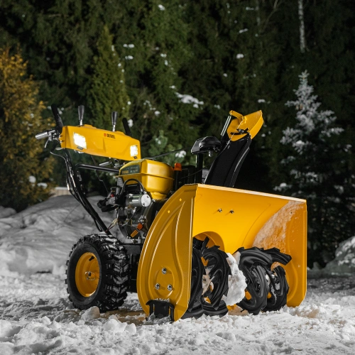 Бензиновая снегоуборочная машина SBL 711D PRO, 302cc, эл.старт, фара, обогрев, блок. дифф. Denzel купить в Москве с доставкой по всей России | ProtosMarket.ru