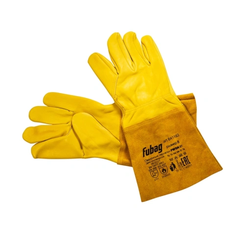 FUBAG Сварочные краги TIG без подкладки желтые FWGN 8Y купить в Москве с доставкой по всей России | ProtosMarket.ru