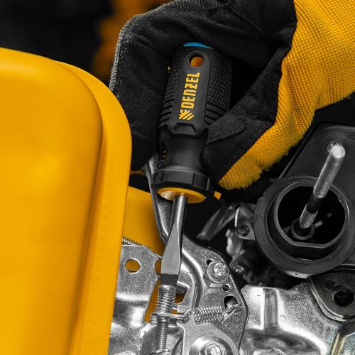 Отвертка SL6x38 мм, CrV, трехкомпонентная рукоятка Denzel купить в Москве с доставкой по всей России | ProtosMarket.ru