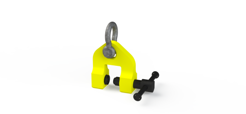 Захват струбцинный вертикальный ZSV (г/п 7,5 т, лист 0-80мм) купить в Москве с доставкой по всей России | ProtosMarket.ru