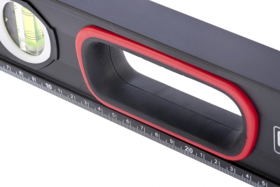 Уровень алюминиевый, усиленный, фрезерованный, 3 глазка, двухкомпонентные рукоятки, 1000 мм Matrix купить в Москве с доставкой по всей России | ProtosMarket.ru