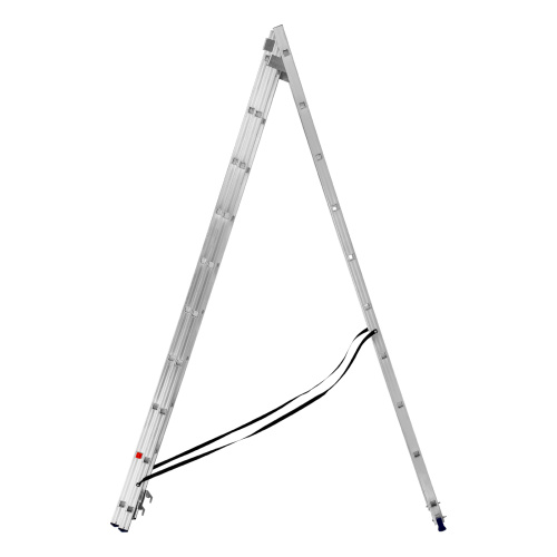 Лестница, 3 х 10 ступеней, алюминиевая, трехсекционная, Сибртех купить в Москве с доставкой по всей России | ProtosMarket.ru