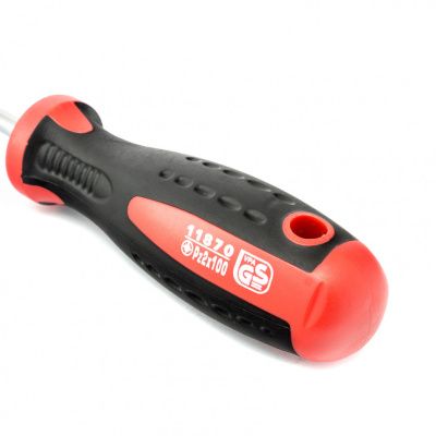 Отвертка Profi, PZ2 x 100 мм, S2, двухкомпонентная рукоятка Matrix купить в Москве с доставкой по всей России | ProtosMarket.ru