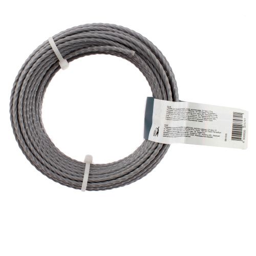Леска для триммера квадратная витая, армированная алюминием, 2.4 мм х 10 м, Сибртех купить в Москве с доставкой по всей России | ProtosMarket.ru