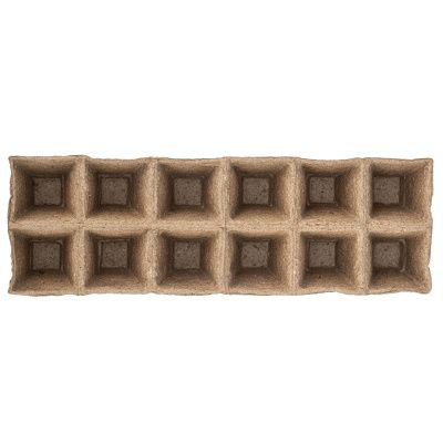 Кассета для рассады, 310 х 100 х 50 мм 12 ячеек, торфяная, купить в Москве с доставкой по всей России | ProtosMarket.ru