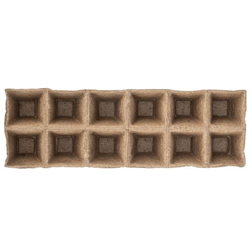 Кассета для рассады, 310 х 100 х 50 мм 12 ячеек, торфяная, купить в Москве с доставкой по всей России | ProtosMarket.ru