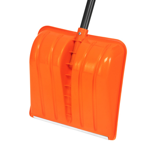 Лопата для уборки снега пластиковая, 400х405х1380 мм, стальной черенок, усиленная Сибртех купить в Москве с доставкой по всей России | ProtosMarket.ru