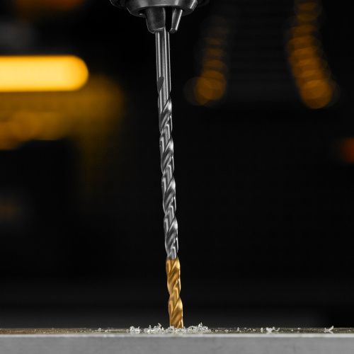 Сверло спиральное по металлу 4,2 х 119 мм, Р6М5, Golden Tip, удлиненное Denzel купить в Москве с доставкой по всей России | ProtosMarket.ru