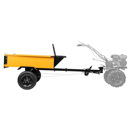 Прицеп для мотоблока TT-500, оцинк., груз. 500 кг, рег. сцепка, колеса 4.00-10, в упаковке Denzel купить в Москве с доставкой по всей России | ProtosMarket.ru