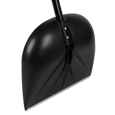 Лопата для уборки снега пластиковая, 385 х 410 х 1350 мм, алюминиевый черенок, Сибртех купить в Москве с доставкой по всей России | ProtosMarket.ru