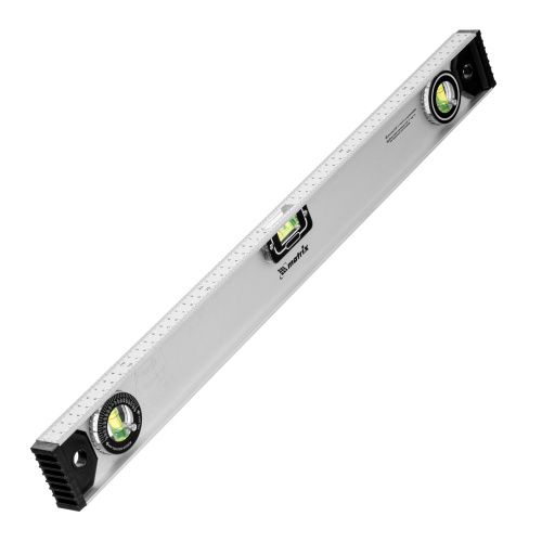 Уровень алюминиевый "Рельс", 600 мм, 3 глазка (1 поворотный) Matrix купить в Москве с доставкой по всей России | ProtosMarket.ru