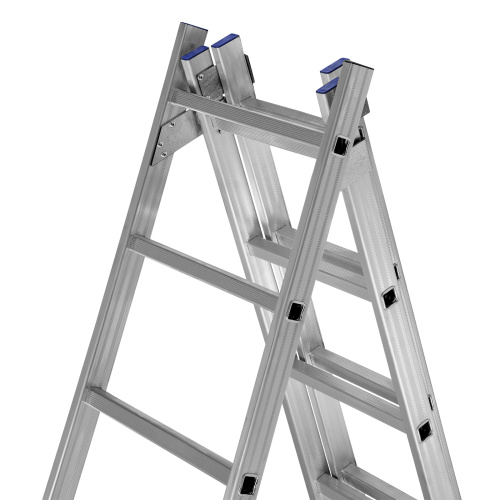 Лестница, 3 х 10 ступеней, алюминиевая, трехсекционная, Сибртех купить в Москве с доставкой по всей России | ProtosMarket.ru