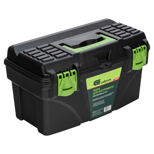 Ящик для инструмента, 430 х 235 х 250 мм, 18", пластик Сибртех купить в Москве с доставкой по всей России | ProtosMarket.ru