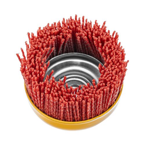 Щетка для УШМ, 75 мм, Чашка, нейлоновая щетина, М14 Denzel купить в Москве с доставкой по всей России | ProtosMarket.ru