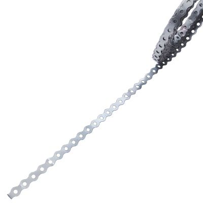 Лента перфорированная вентиляционная, "волна", 0.55 мм, LP VLN 1.2 см х 25 м, цинк Сибртех купить в Москве с доставкой по всей России | ProtosMarket.ru