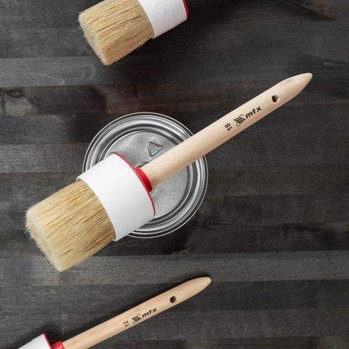 Кисть круглая №18 (60 мм) натуральная щетина, деревянная ручка MTX купить в Москве с доставкой по всей России | ProtosMarket.ru