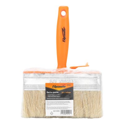 Кисть-ракля, 50 х 140 мм, натуральная щетина, пластмассовый корпус, пластмассовая ручка Sparta купить в Москве с доставкой по всей России | ProtosMarket.ru