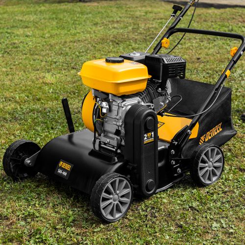 Скарификатор-аэратор бензиновый SAG-400, 212 см3, -15/+10 мм, 40 см Denzel купить в Москве с доставкой по всей России | ProtosMarket.ru