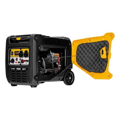 Генератор инверторный GS-5500iSE, 5,5 кВт, 230 В, закрытый корпус,электростартер Denzel купить в Москве с доставкой по всей России | ProtosMarket.ru