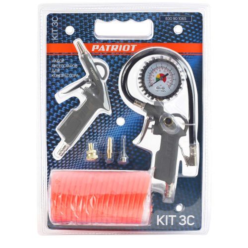 Набор пневмоинструмента PATRIOT KIT 3 C купить в Москве с доставкой по всей России | ProtosMarket.ru