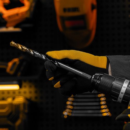 Сверло спиральное по металлу 11 х 195 мм, Р6М5, Golden Tip, удлиненное Denzel купить в Москве с доставкой по всей России | ProtosMarket.ru