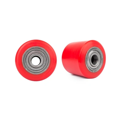 Колесо полиуретан 80х70 мм с подшипником для тележек и платформ BF/DF-III/RHP/AC/DF/CW2/PWH/CRA/CRO купить в Москве с доставкой по всей России | ProtosMarket.ru