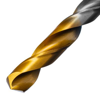 Сверло спиральное по металлу 11 х 195 мм, Р6М5, Golden Tip, удлиненное Denzel купить в Москве с доставкой по всей России | ProtosMarket.ru