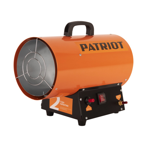 Калорифер газовый PATRIOT GS 12, 12 кВт, 320 мᵌ/ч, пьезо поджиг, редуктор, шланг. купить в Москве с доставкой по всей России | ProtosMarket.ru