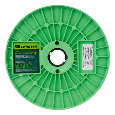 Трос металлополимерный прозрачный ПР-6.0, толщина 6.0 мм, катушка 150 метров Сибртех купить в Москве с доставкой по всей России | ProtosMarket.ru