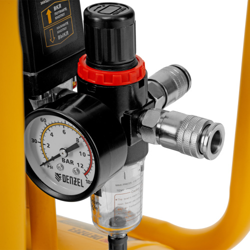 Компрессор безмасляный, малошумный DLS 2200/50, 2200 Вт, 2x1100, 50 л, 380 л/мин Denzel купить в Москве с доставкой по всей России | ProtosMarket.ru