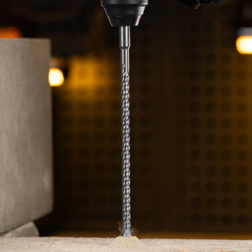 Бур по бетону, цельная крестовая пластина, 10x315 мм, SDS PLUS Denzel купить в Москве с доставкой по всей России | ProtosMarket.ru