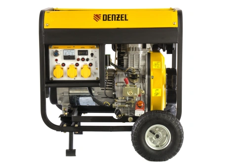 Генератор дизельный DD6300Е, 5.0 кВт, 220 В/50 Гц, 15 л, электростартер Denzel купить в Москве с доставкой по всей России | ProtosMarket.ru