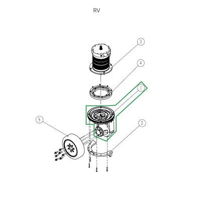 Редуктор ведущего колеса для ричтрака RV (45 об/мин, АС) купить в Москве с доставкой по всей России | ProtosMarket.ru
