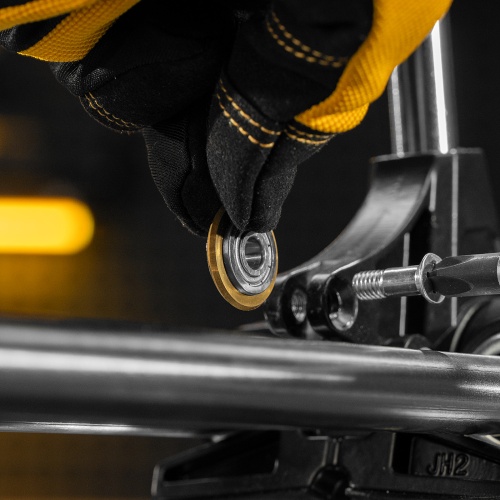 Ролик режущий с подшипником для плиткореза, 22х6х6мм, TiN Denzel купить в Москве с доставкой по всей России | ProtosMarket.ru