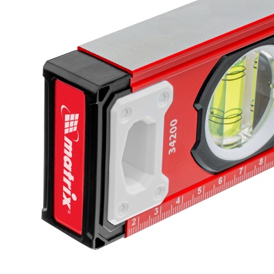 Уровень алюминиевый, фрезерованный, 3 глазка, 400 мм Matrix купить в Москве с доставкой по всей России | ProtosMarket.ru