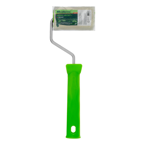 Валик "Велюр" с ручкой,  75 мм, ворс 5 мм, D 36 мм, D ручки 6 мм Сибртех купить в Москве с доставкой по всей России | ProtosMarket.ru