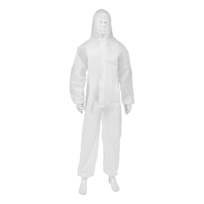 Комбинезон защитный СТАНДАРТ, 40 г/м2,  для малярных и строительных работ, 176 - 182 см Сибртех купить в Москве с доставкой по всей России | ProtosMarket.ru