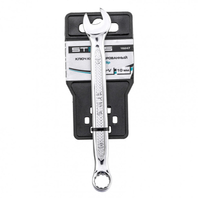 Ключ комбинированный, 10 мм, CrV, антислип Stels купить в Москве с доставкой по всей России | ProtosMarket.ru