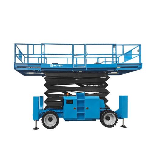 Подъемник самоходный дизельный ножничный с выдвижными платформами SKYER DPL1568 купить в Москве с доставкой по всей России | ProtosMarket.ru