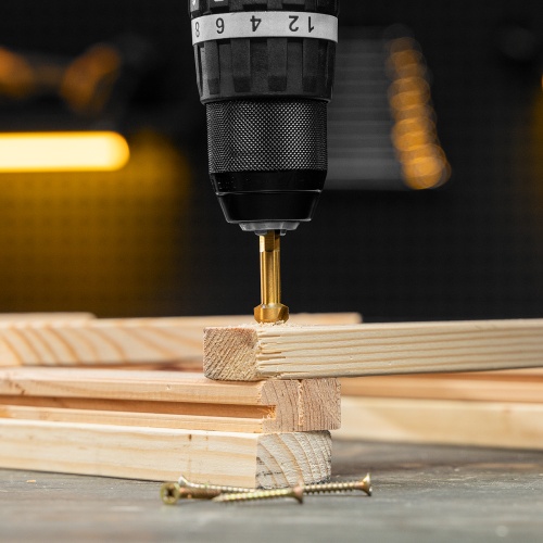 Набор зенковок, HSS, M3-M10, 6 шт, металл. кейс // Denzel купить в Москве с доставкой по всей России | ProtosMarket.ru