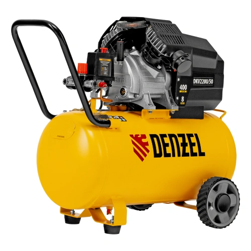 Компрессор воздушный DKV2200/50, Х-PRO 2.2 кВт, 400 л/мин, 50 л Denzel по ценам производителя в Москве с доставкой по всей России