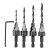 Набор сверл под конфирмат, 3-5 мм, 4 шт // Denzel купить в Москве с доставкой по всей России | ProtosMarket.ru