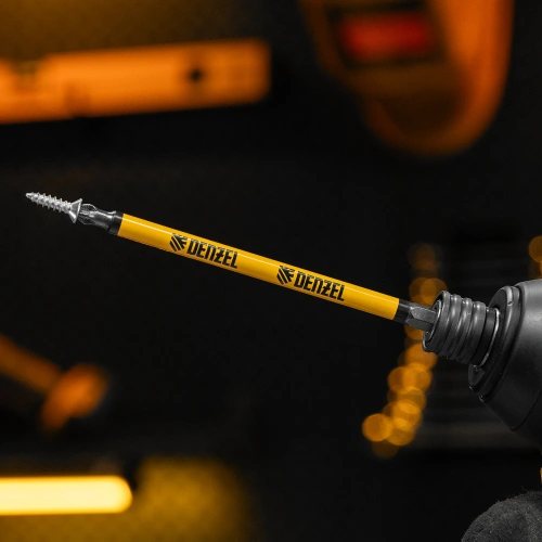 Бита PH2х127, сталь S2, цилиндр., 5шт. Е 6,3 Denzel купить в Москве с доставкой по всей России | ProtosMarket.ru