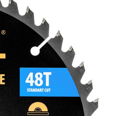 Пильный диск по дереву ф216 х 20 мм, 48 зубьев Denzel купить в Москве с доставкой по всей России | ProtosMarket.ru