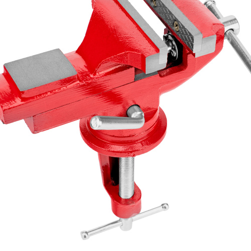 Тиски слесарные, 80 мм, настольные, поворотные, c наковальней MTX купить в Москве с доставкой по всей России | ProtosMarket.ru