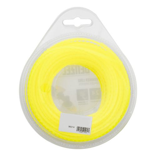 Леска для триммера зубчатый квадрат, 2,4мм х 15м, FLEX CORD, DENZEL купить в Москве с доставкой по всей России | ProtosMarket.ru