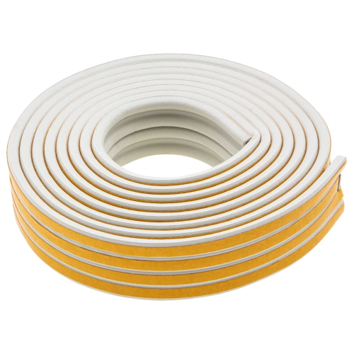 Уплотнитель резиновый, 12 м, профиль "P", белый Сибртех купить в Москве с доставкой по всей России | ProtosMarket.ru