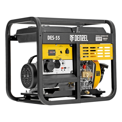 Генератор дизельный DES-55, 5,5 кВт, 230 В, 11 л, ручной стартер Denzel купить в Москве с доставкой по всей России | ProtosMarket.ru